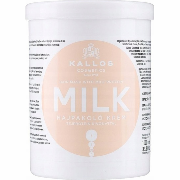 Maska na vlasy Kallos Milk Hair Mask 1000ml