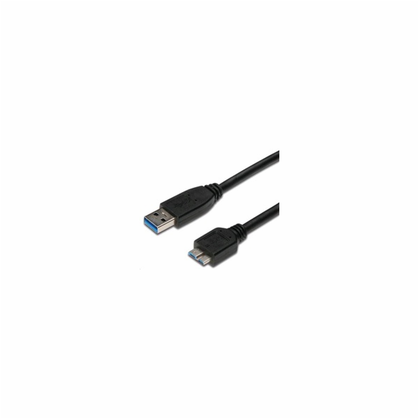 PREMIUMCORD Kabel USB 3.0 A - Micro B 0,5m, propojovací (...
