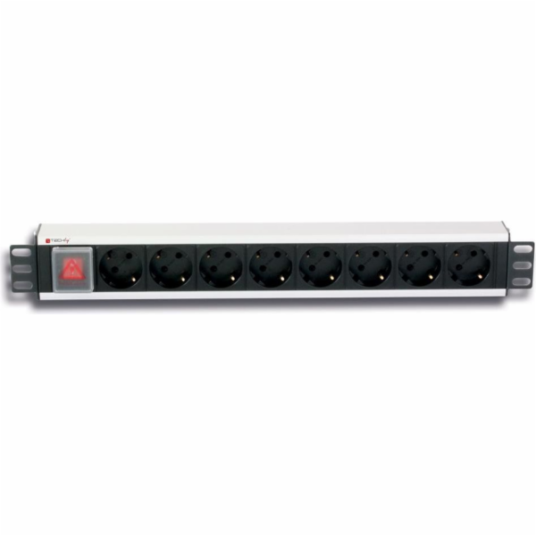 Intellinet 19" Rackmount 8-Way Power Strip - German Type,...