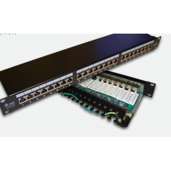 A-LAN Patchpanel FTP 24 portů cat 6 full - PK010
