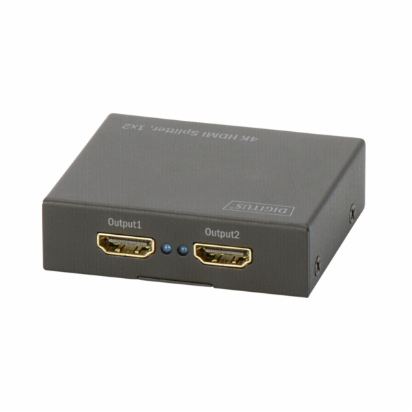Digitus 4K HDMI Rozbočovač 1x2,, podporuje audio, DSD aud...