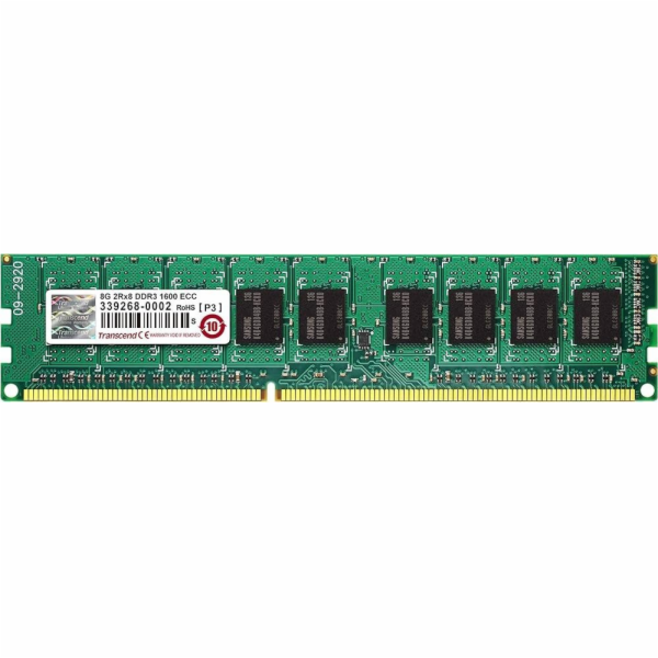 Transcend paměť 8GB DDR3 1600 ECC-DIMM 2Rx8 CL11