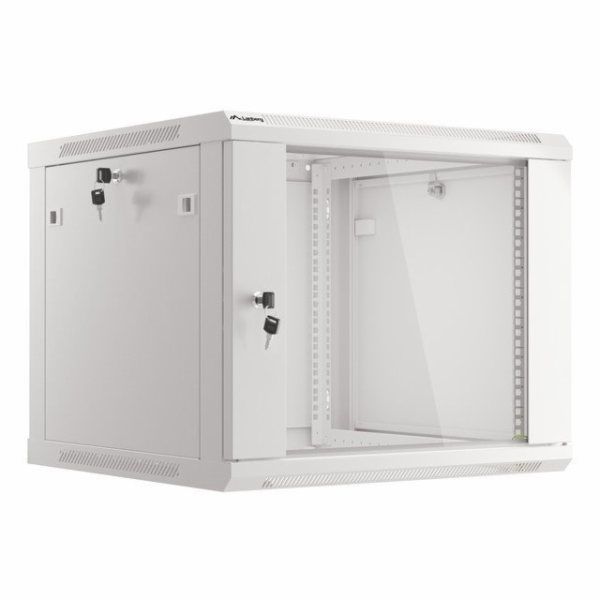 LANBERG Nástěnná jednodílná skříň 19", 9U 600x600 snadná ...