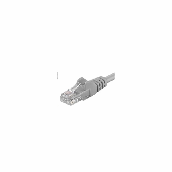 PremiumCord Patch kabel UTP RJ45-RJ45 CAT6 0.25m šedá