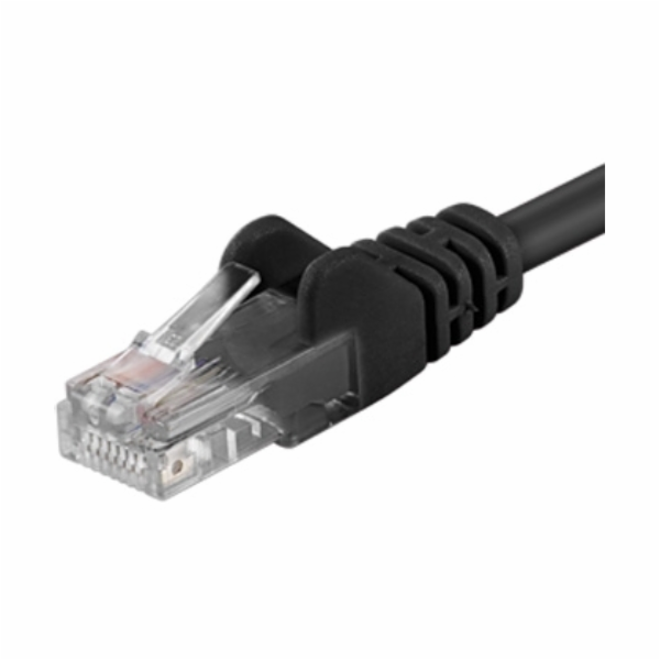 PremiumCord Patch kabel UTP RJ45-RJ45 CAT6 0.5m černá