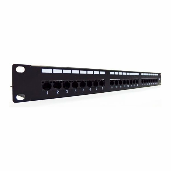 Digitus Patch panel 19'' 24x RJ45, úroveň LSA, kat. 6, ne...