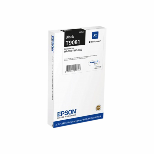 Epson ink C13T90814N  T9081, XL  originá