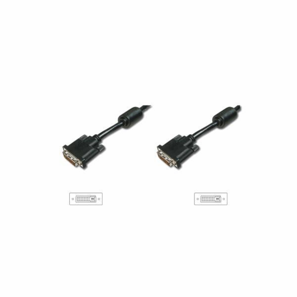 Digitus Připojovací kabel DVI, DVI (24 + 1), 2x ferit M /...