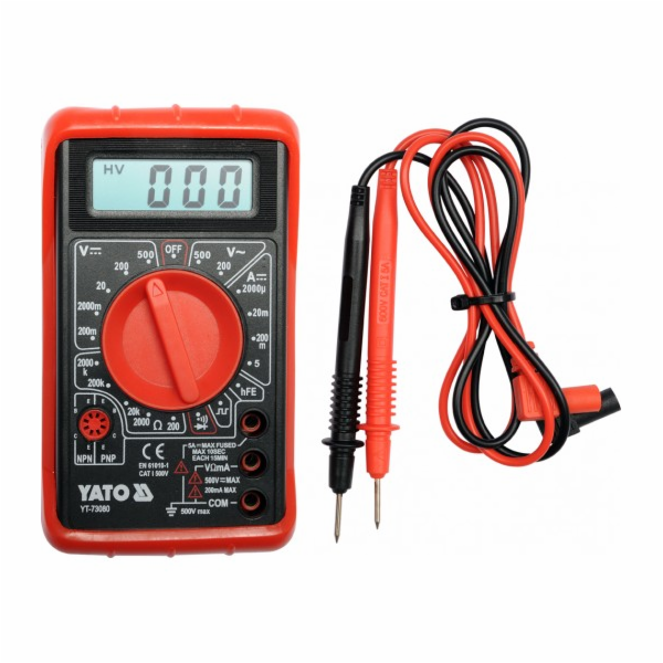 Multimetr digitální YATO