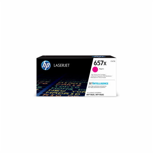 HP 657X High Yield Magenta Original LaserJet Toner Cartri...