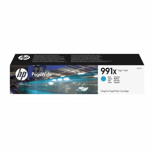 HP 991X High Yield Cyan Original PageWide Cartridge (M0J9...
