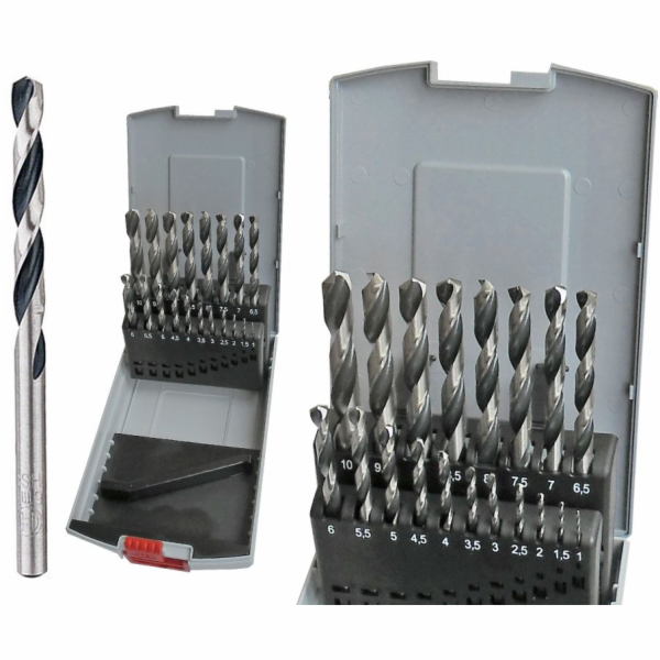 Bosch HSS-set spiralovych vrtaku PointTeQ 19-ti dilny