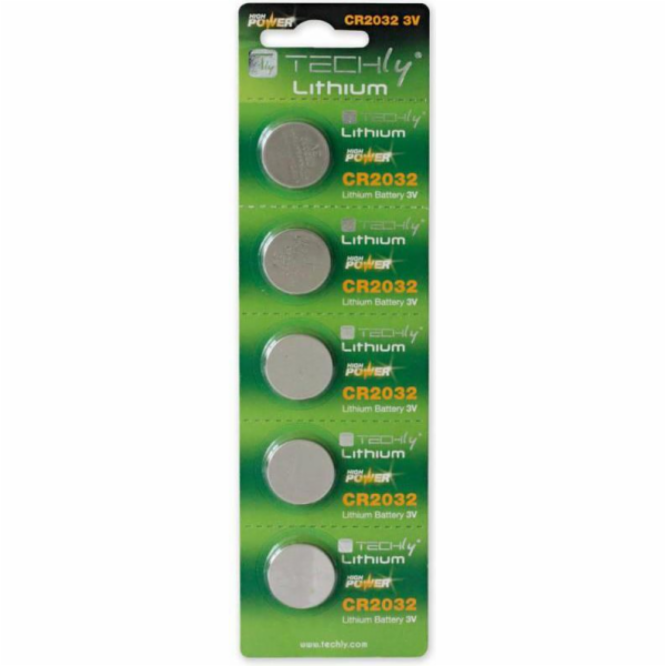 Baterie litowe 3V CR2032, 5szt.