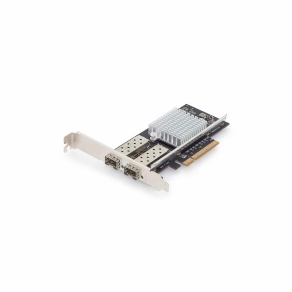 DIGITUS Karta SFP + 10G PCI Express s 2 porty, včetně drž...