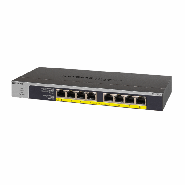 Netgear GS108LP NETGEAR 8-port 10/100/1000Mbps Gigabit Et...