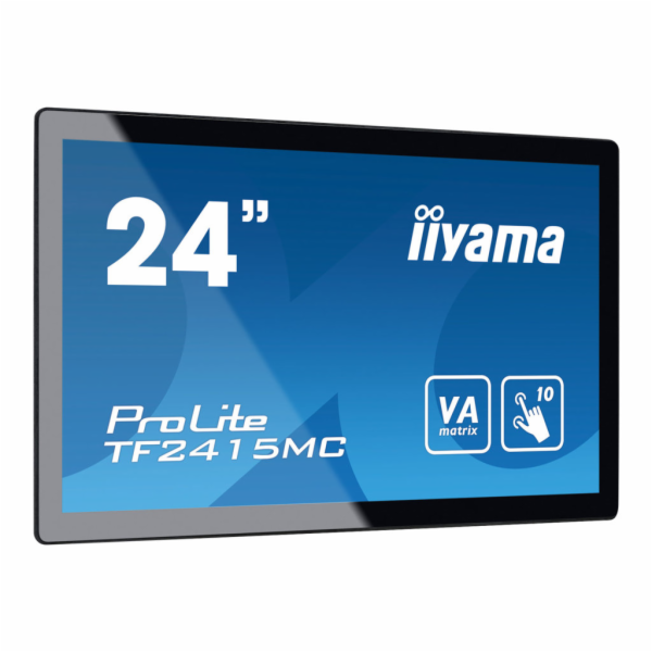 24" iiyama TF2415MC-B2: VA, FullHD, capacitive, 10P, 350c...
