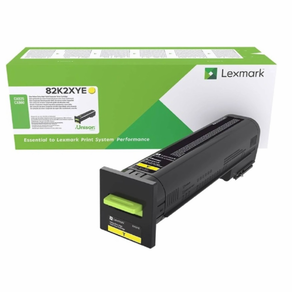 CX82x, CX860 toner 22k 82K2XYE, žlutý