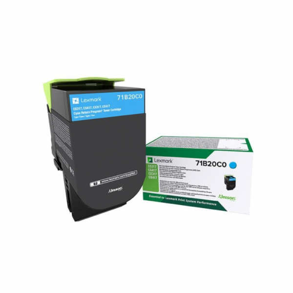 Lexmark toner pro CS/CX317,417,517 Cyan z programu Lexmar...