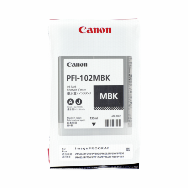 Canon cartridge PFI-102MBK iPF-500, 6x0, 7xx, LP-xx (PFI1...