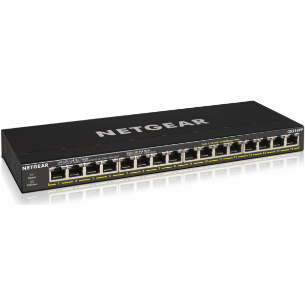 NETGEAR GS316PP NETGEAR 16PT GE UNMANAGED SWCH HI-PWR POE+