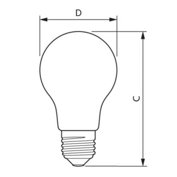 LED žárovka PHILIPS, A60, E27, 10,5 W, 1521 lm, 2700 K