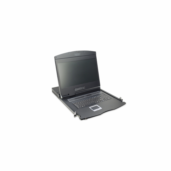 Digitus "19" KVM Console 19" TFT 1Port, KVM Switch"