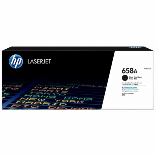 HP 658A Black LaserJet Toner Cartridge (7,000 pages)