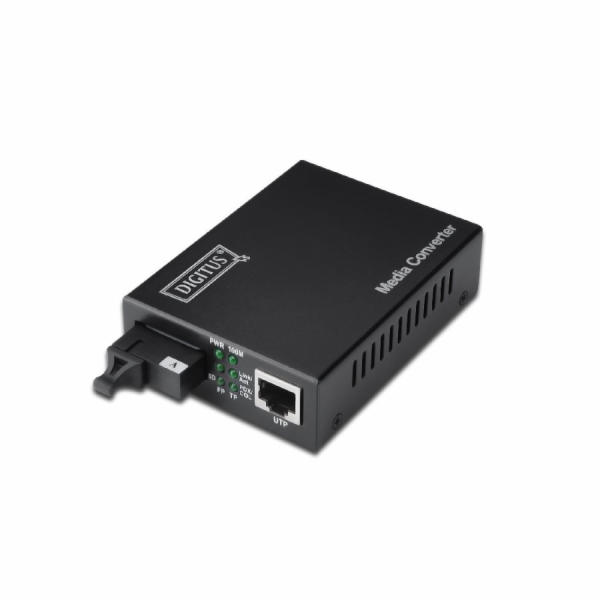 Digitus Media Converter, Singlemode, BiDi, WDM Gigabit Et...