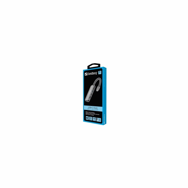 Sandberg 136-32 USB-C Dock HDMI+3xUSB+PD 100W