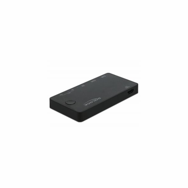 Delock HDMI / USB-C KVM Switch 4K 60 Hz s USB 2.0