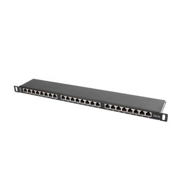LANBERG PATCH PANEL 24 PORTŮ 0,5U 19" CAT.5E FTP STÍNĚNÝ ...