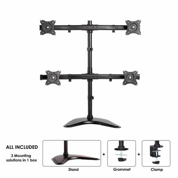 Neomounts Select  NM-D335D4BLACK / Flat Screen Desk mount...