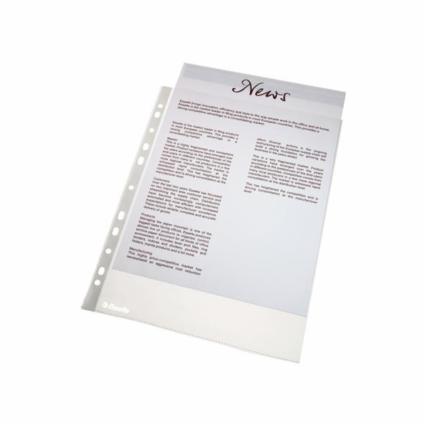 Pouzdra na dokumenty Esselte A4 48mic. 100 ks (10K014B)