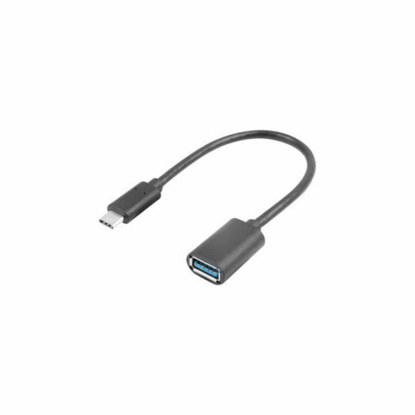 LANBERG USB-C(M) 3.1 na USB-A(F) adaptér kabel 15CM černý...