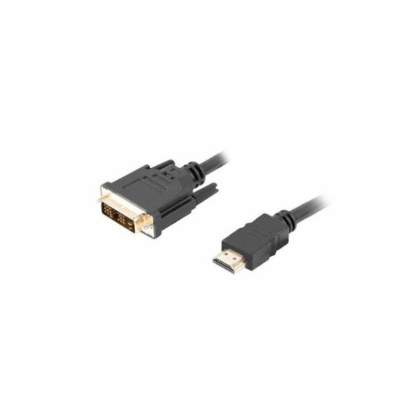 Lanberg CA-HDDV-10CC-0030-BK LANBERG HDMI (M) na DVI-D (M...