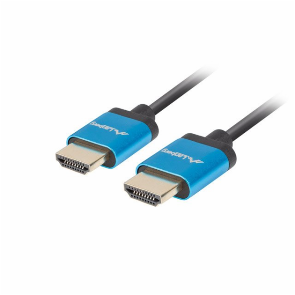 LANBERG HDMI M/M 2.0 kabel 0.5M 4K černý úzký  