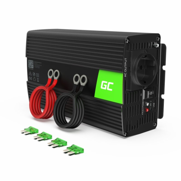 Green Cell Měnič napětí  - Power Inverter 12V na 230V 100...
