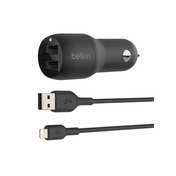 Belkin CCD001bt1MBK Belkin 24W Duální USB-A nabíječka do ...