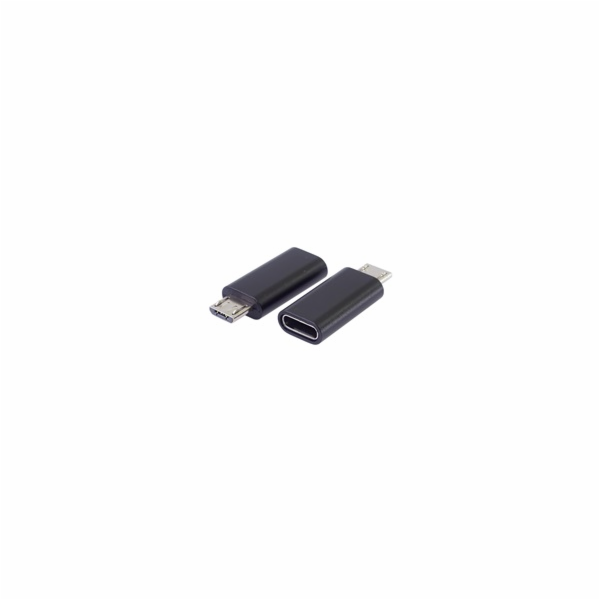 PremiumCord adapter USB-C konektor female - USB 2.0 Micro...