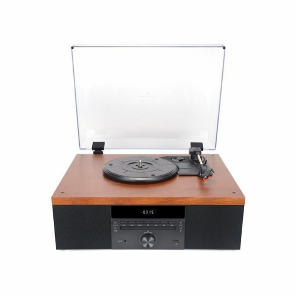 Gramofon AKAI, ATT-14BT, CD přehrávač, Bluetooth 5.0, dis...