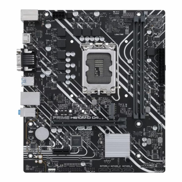 ASUS MB Sc LGA1700 PRIME H610M-D DDR4, Intel H610, 2xDDR4...