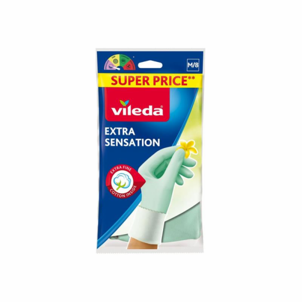 Rukavice Vileda Extra Sensation, L