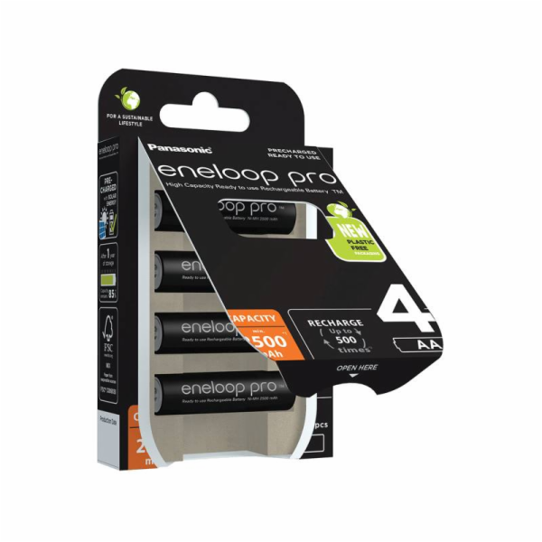 Dobíjecí baterie PANASONIC ENELOOP PRO AA 2500 mAh 4 szt ...