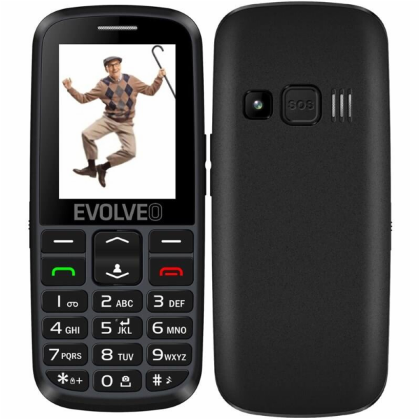 EVOLVEO EasyPhone EG, mobilní telefon pro seniory s nabíj...