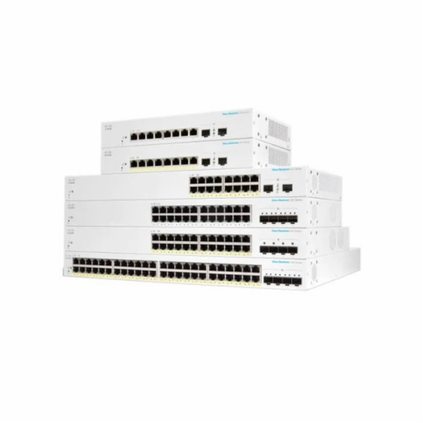 Cisco switch CBS220-24T-4X (24xGbE,4xSFP+) - REFRESH