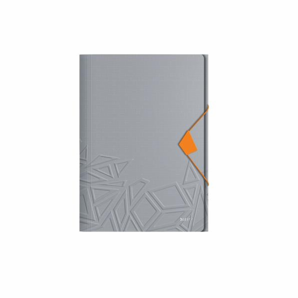 LEITZ Tříchlopňové desky  UrbanChic PP, A4, tmavě šedá