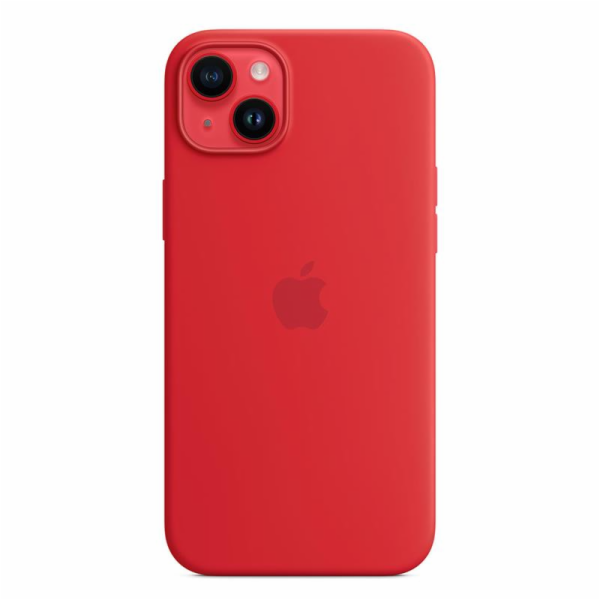 iPhone 14+ Silicone Case with MS - (PRODUCT)RED