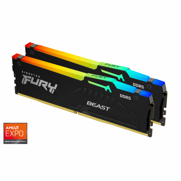 Kingston FURY Beast EXPO/DDR5/16GB/5600MHz/CL36/2x8GB/RGB...