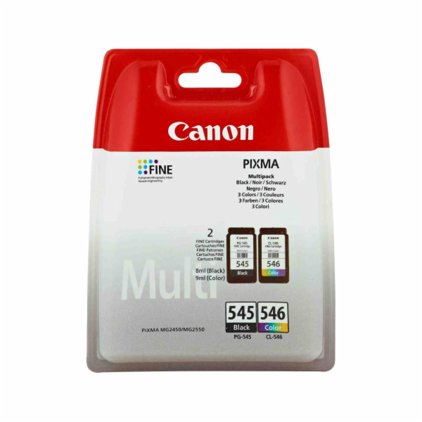 Canon CARTRIDGE PG-545/CL-546 PVP pro PIXMA TR455x, MG2x5...