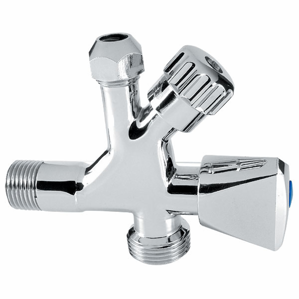 Ferro Rohový ventil Combi 1/2x3/8x3/4 (CF5104)